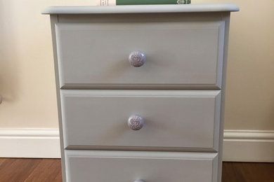 Grey Upcycled Solid Wood Chest of Drawers