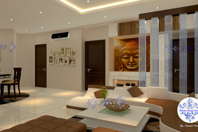 Minimalist Style Interiors in Gurgaon Apartment