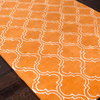 Hand-Tufted Durable Wool/Art Silk Orange/Ivory Area Rug (5 x 8)