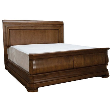 Louie P's Sleigh Bed, King