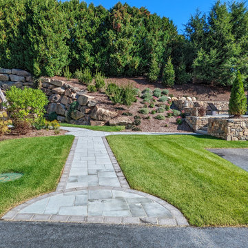 Patio and Spa Landscape Design Natick, MA