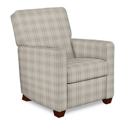 Midtown Low Profile Recliner by La-Z-Boy shown in Flax - Products