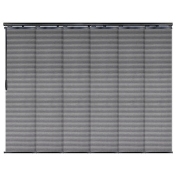 Rubi 6-Panel Track Extendable Vertical Blinds 98-130"W