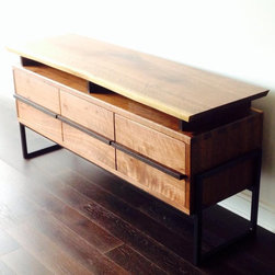 Walnut Media Cabinet - Products