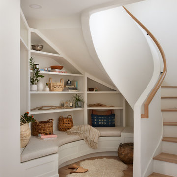 Elegant curved stairs