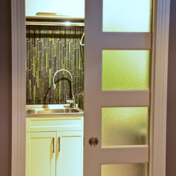 Basment Reno  Before & After   Project by:  D'oro Kitchens  LaMark Renovation