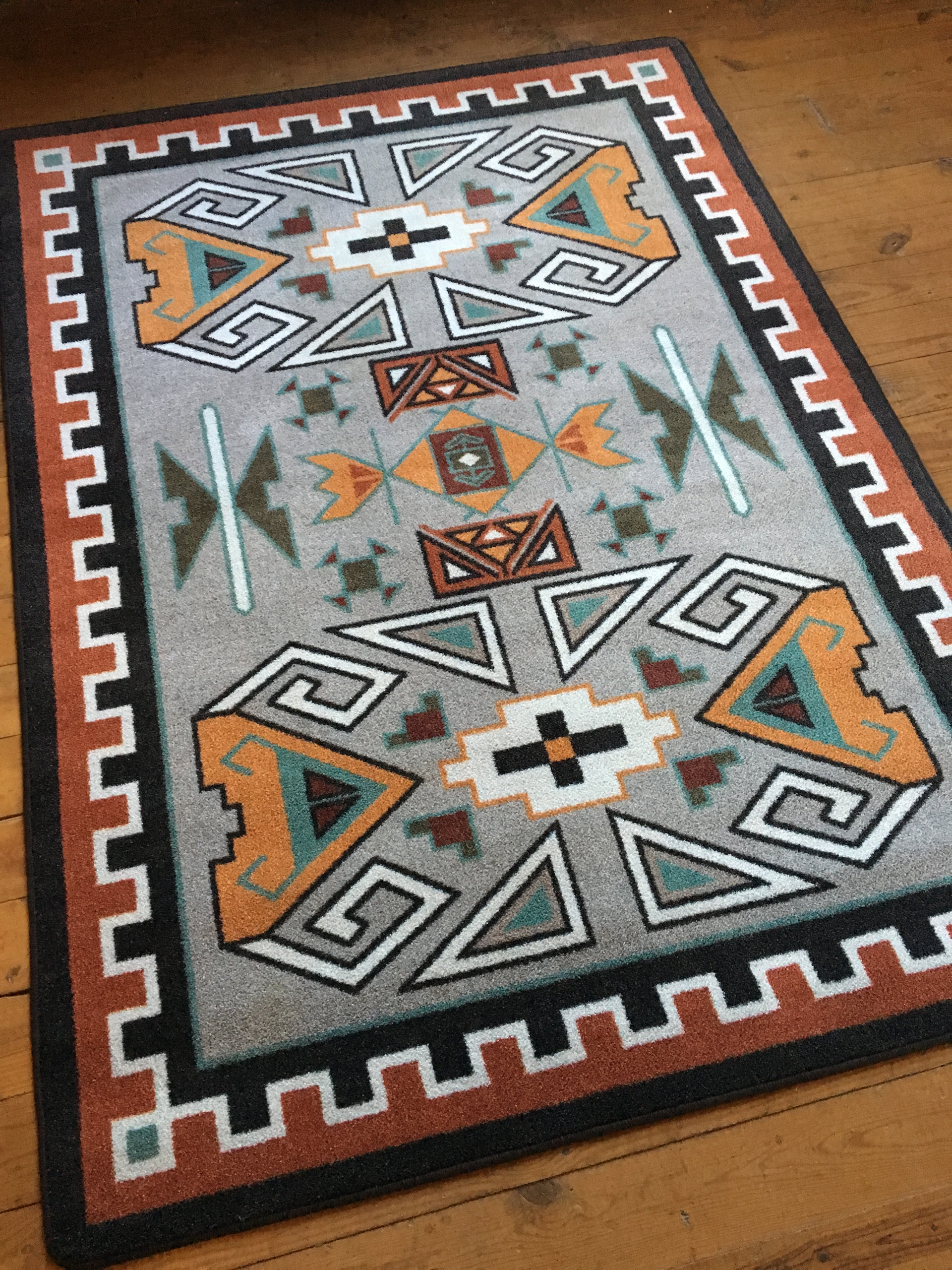 Four Rams OKA Rust Area Rug, 5'4
