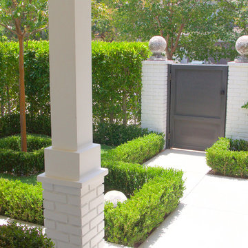 Transforming an open entry exterior to your home into a enclosed private area.