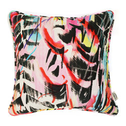 'Rita does Jazz' velvet cushion - Seat Cushions