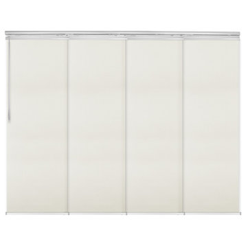 Fidel 4-Panel Track Extendable Vertical Blinds 48-88"W