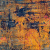 Manhattan Bunnt Area Rug, Orange, 7'9"x11', Abstract