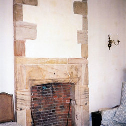 Firebox Stone inserts Herringbone & More (Mediterranean Style) - Indoor Fireplaces