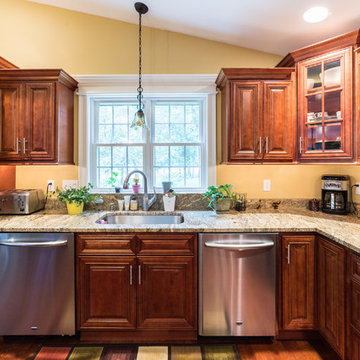 African Rainbow Granite Kitchen
