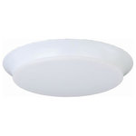 Maxim Lighting - Maxim Lighting 87597WTWT Profile EE - 13.75" 12W LED Flush Mount - Energy savings at an economical price defines this collection of polycarbonate bases in your choice of White or Bronze. The special formula White PMMA diffusers are virtually indestructible, as well as excellent at light transmission. Long life K LED lamps make this collection the choice for low maintenance illumination.  Shade Included: TRUE  Color Temperature:   CRI: >  Lumens: 1200Profile EE 13.75" 12W LED Flush Mount White White Glass *UL Approved: YES *Energy Star Qualified: n/a  *ADA Certified: n/a  *Number of Lights:   *Bulb Included:Yes *Bulb Type:LED *Finish Type:White