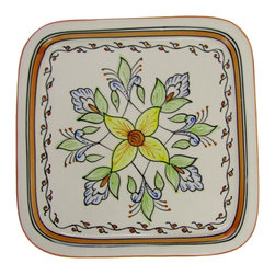 Le Souk Ceramique - Square Stoneware Platter Salvena Design - Serving Dishes And Platters