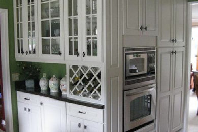 Example of a transitional kitchen design in Other