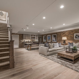 75 Beautiful Large Basement Pictures Ideas Houzz