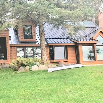 Gary’s Webster, WI Metal Roofing, VELUX Skylight, & LeafGuard® Project