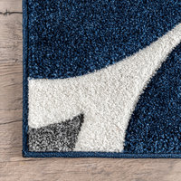 Nuloom Hand-Tufted Gabriela Area Rug, Navy 4'x6'
