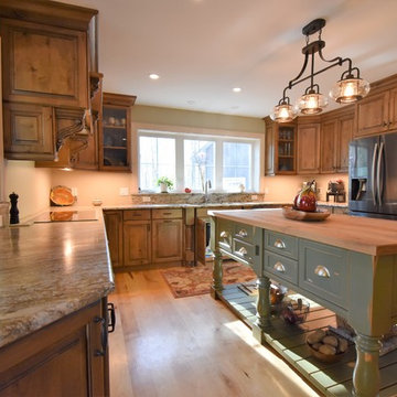 Rustic Knotty Alder Kitchen