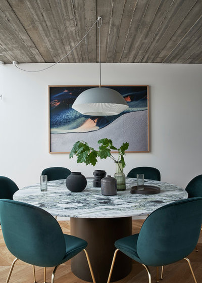 Contemporary Dining Room by Taylor Knights