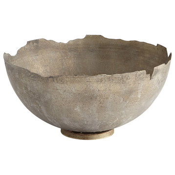 Pompeii Bowl, Whitewashed, Large