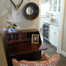 traditional living room ideas, desk