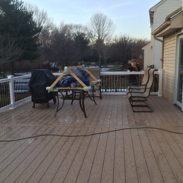 Azek Deck with Corner Stairs