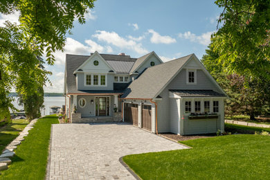 Beach style exterior home photo in Minneapolis