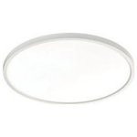 AFX - AFX EGRF1625LAJD1WH Edge Round, 1 LED Flush Modern, 1" - Crisp and clean, the Edge Round LED Ceiling LightEdge Round 1 LED Flu WhiteUL: Suitable for damp locations Energy Star Qualified: n/a ADA Certified: n/a  *Number of Lights: 1-*Wattage:30w LED bulb(s) *Bulb Included:No *Bulb Type:LED *Finish Type:Black