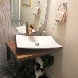 Live Edge Walnut Vanity - Bathroom Vanities And Sink Consoles