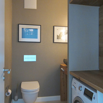 Gäste-WC mit Waschmaschine