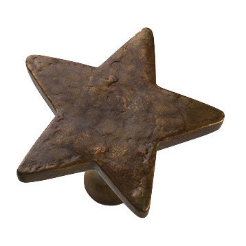 Knob 4.25"x4.25", Stainless, Bronze and Stainless Steel Cabinet Star Knob