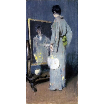 William Merritt Chase Making Her Toilet Wall Decal
