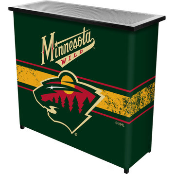 NHL Portable Bar With Case, Minnesota Wild