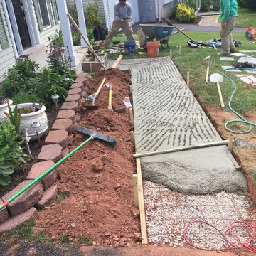Flagstone Entrance Walkway
