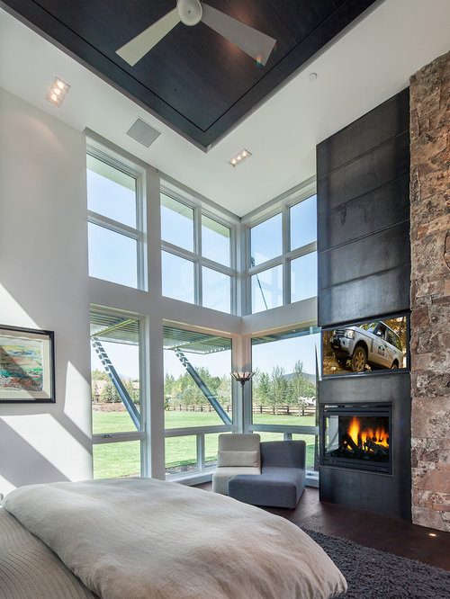 High Ceiling Bedroom Houzz