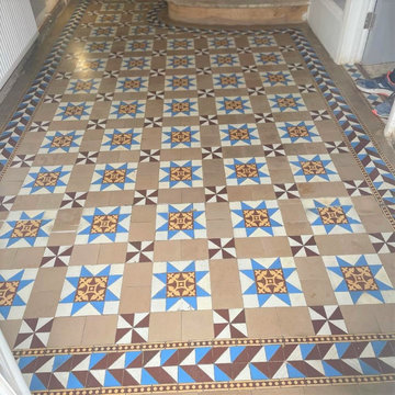 Victorian Tiled Hallway Restoration in Canterbury Children’s Home