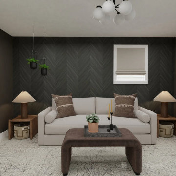 Loft Living Room with Sleeper Sofa