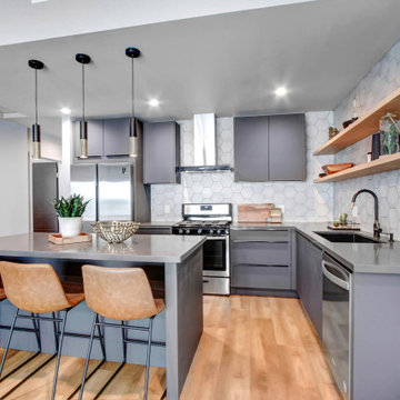 Modern Kitchen remodel by Priority Remodeling general contractors in Los Angeles