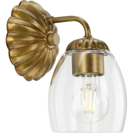 Quillan Collection Transitional Bath and Vanity Light, Gold Ombre
