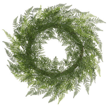 Vickerman 30" Green Lace Fern Wreath