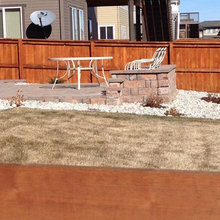 Backyard landscaping