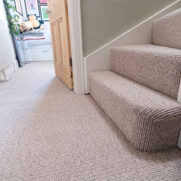 Wool Loop Carpet for a Family Home in Petersham, London