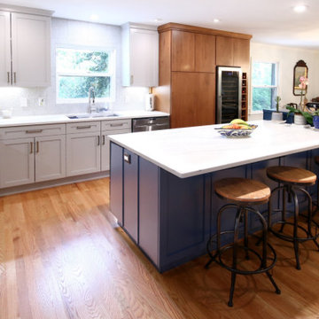 Wood, White, and Blue