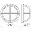 Marine Grade Nautical Bulkhead Sconce (Wall & Ceiling) - 4+ Finishes, Unlacquere