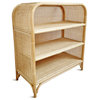 Bamboo and Rattan 3 Shelf
