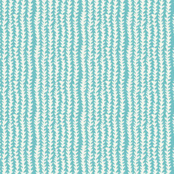 One Vine Day in Aqua - Outdoor Fabric