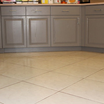Kate and Kevin's Gray Kitchen Makeover