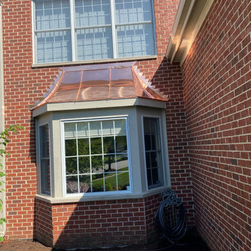 Copper window awnings Schaumburg